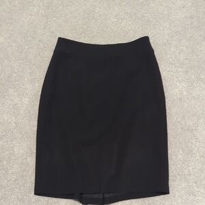 Ann Taylor Black Knee-Length Pencil Skirt